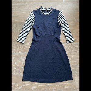River Island Navy and White Dress (size UK 8, Eur 34)